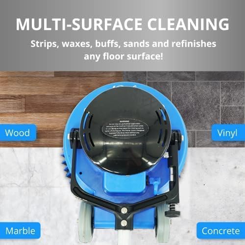 Prolux Core Heavy Duty 15 inch Floor Buffer Scrubber and Polisher Cleaning Machine - All floor