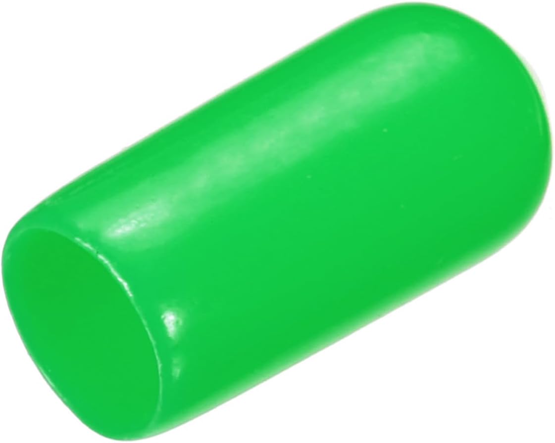uxcell 20pcs Rubber End Caps 6mm(1/4") ID Vinyl PVC Round Tube Bolt Cap Cover Screw Thread
