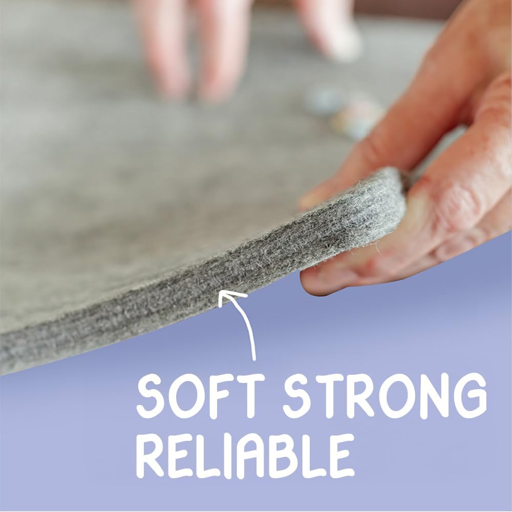 Novodon Merino Wool Pressing Mat for Quilting 17" x 13.5" 100% Merino Wool Pressing Mat for