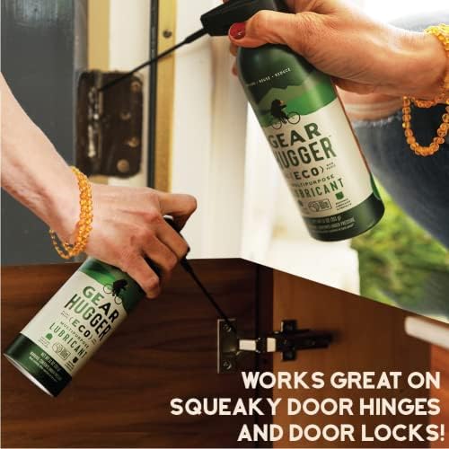 Gear Hugger Lubricant, Degreaser & Rust Remover - Eco-Friendly (11 oz, Pack of 3), Garage Door