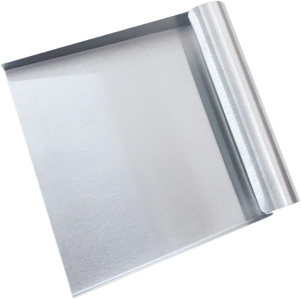 Stainless Steel Food Scooper, Food Mover, Food shovel Spatula, Cutting-board Scraper, Bench Scrape