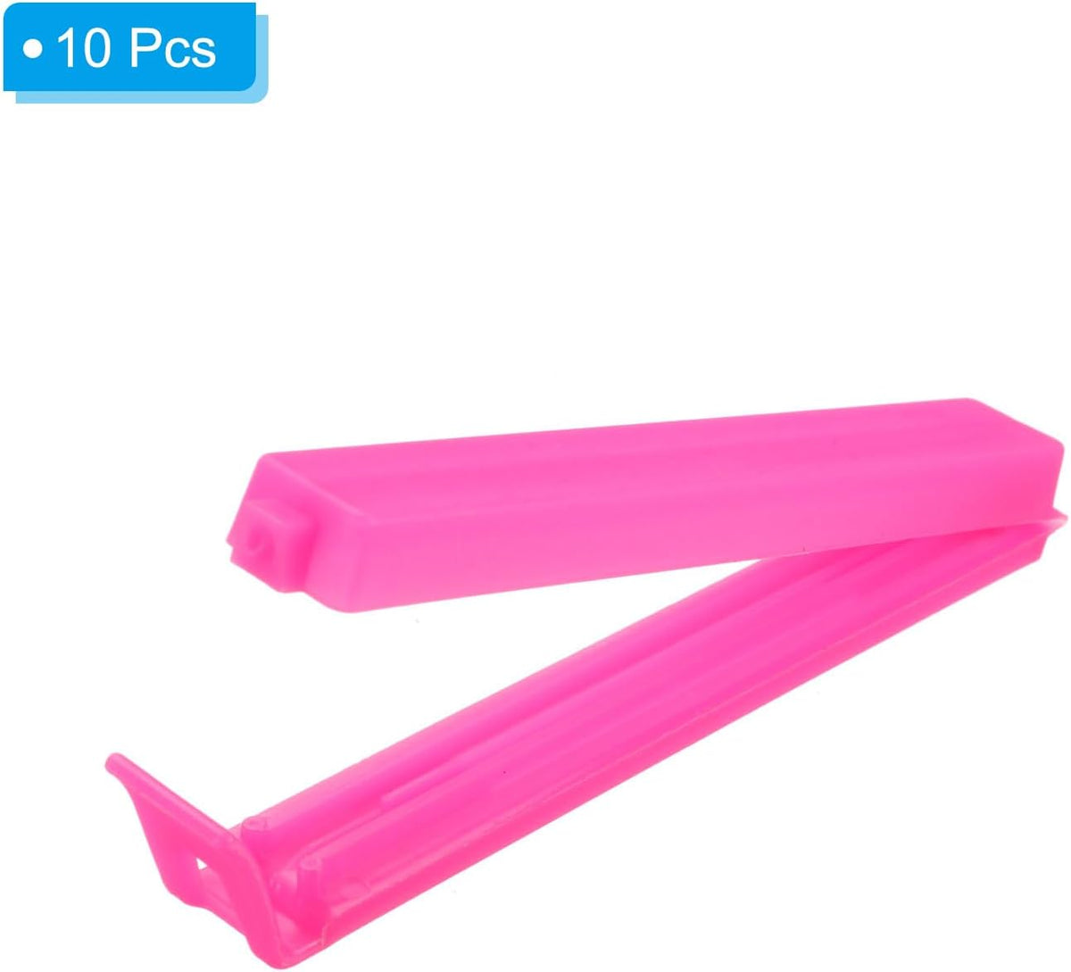 PATIKIL Sealing Clips 4.3 Inch, 10 Pack Reusable Plastic Bag Clip Clamp Sealer for Food Storage