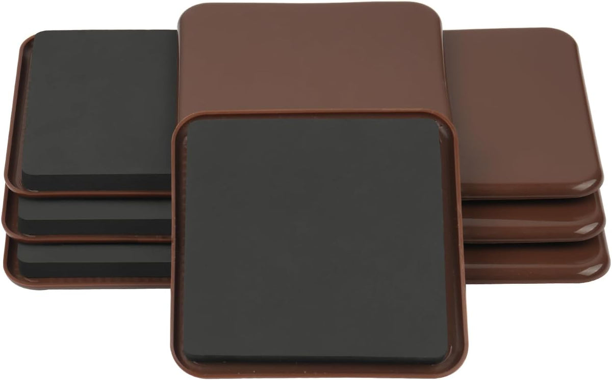 new space 8 Pack Furniture Sliders, 4.7 Inch Sliders for Furniture on Carpet for Sliding Heavy