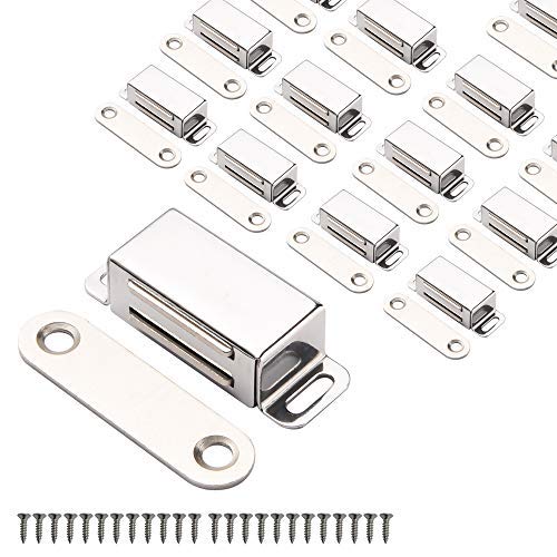 Mousike Cabinet Magnets Magnetic Door Catch Stainless Steel Door Magnet for Kitchen Bathroom