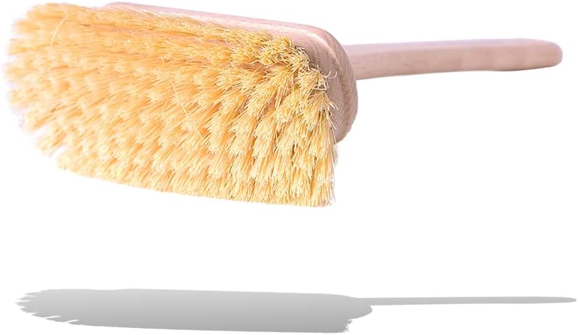 Valentino Garemi Tub Scrub Brush – Real Tampico Fibers – Cleaning Bathtubs, Tile Showers, Sinks
