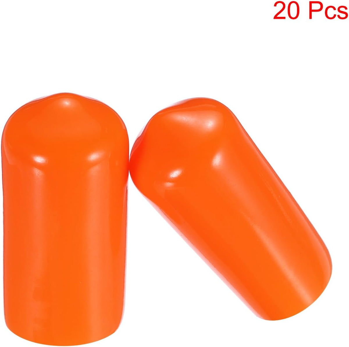 uxcell 20pcs Rubber End Caps 10mm(3/8") ID Vinyl PVC Round Tube Bolt Cap Cover Screw Thread