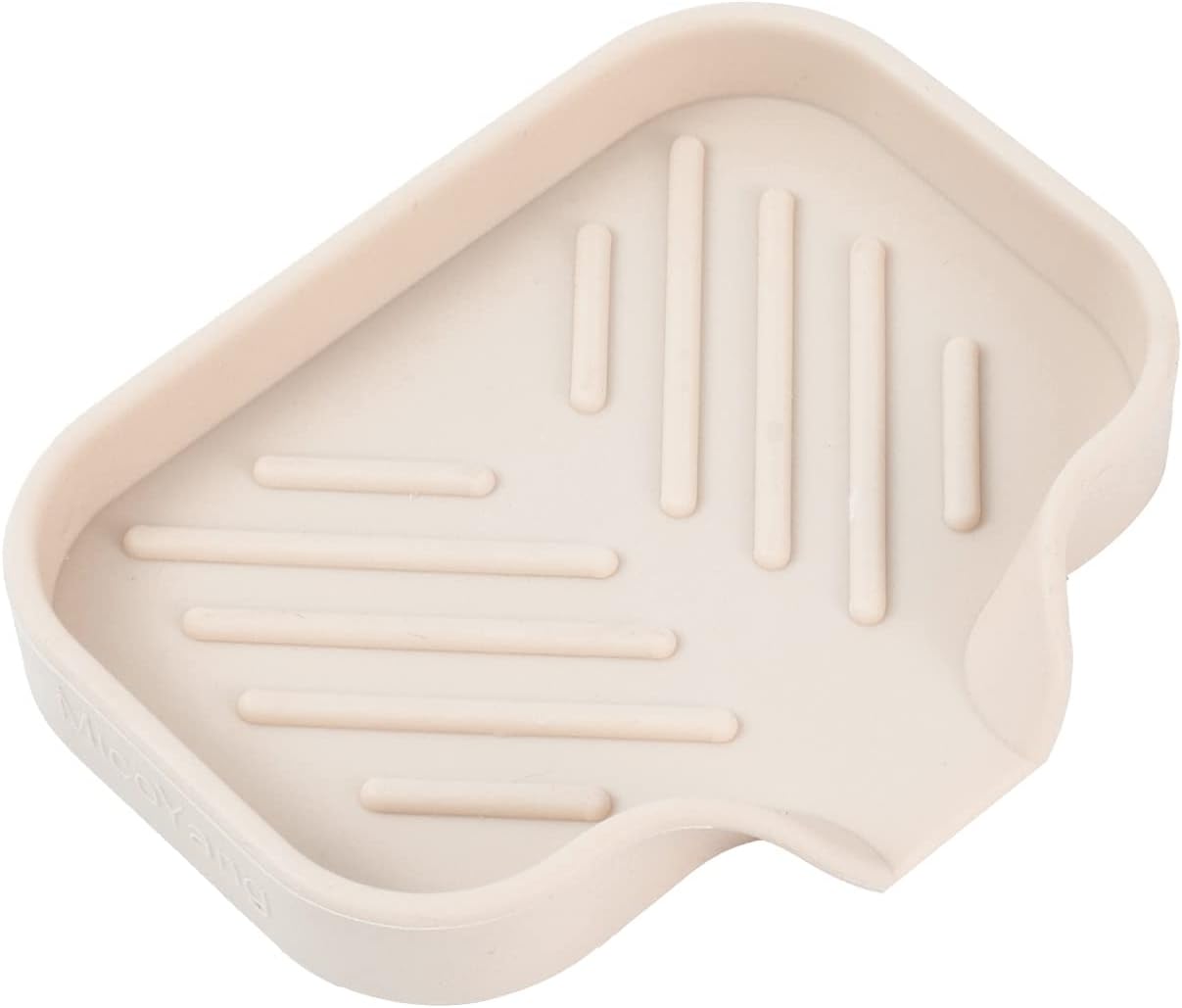 Silicone Bathroom Soap Dishes with Drain Spout-Bathroom and Kitchen Sink Organizer,Sponge