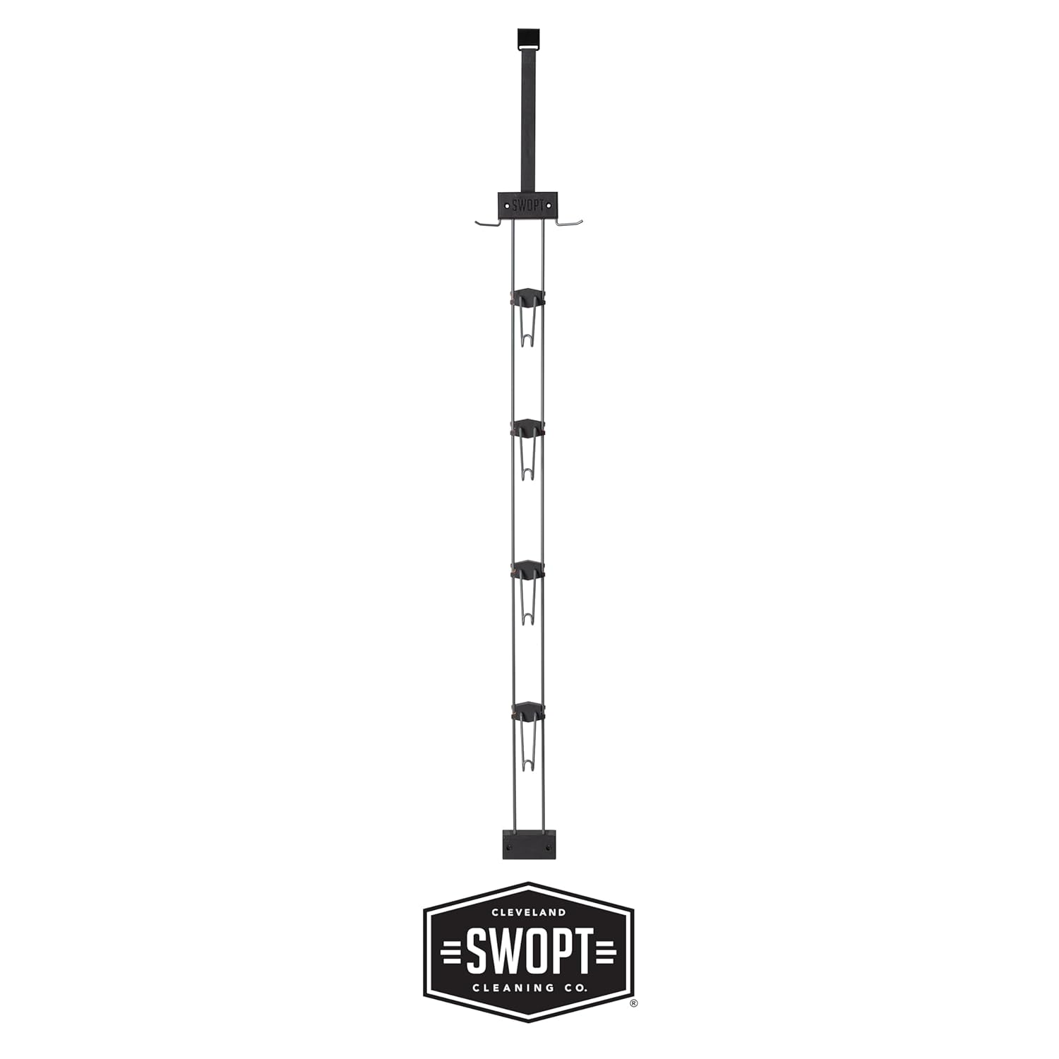 SWOPT 7-Piece Ultimate Indoor Kit — Includes 48” and 60” Wooden Handles, Dust Mop, Cotton Mop