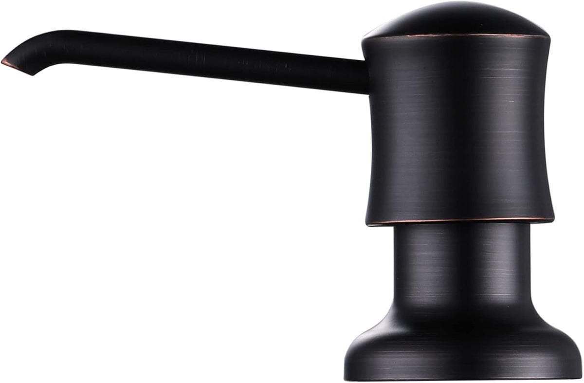 Soap Dispenser for Kitchen Sink (Oil Rubbed Bronze), Built-in and Refill-from-Top Design with