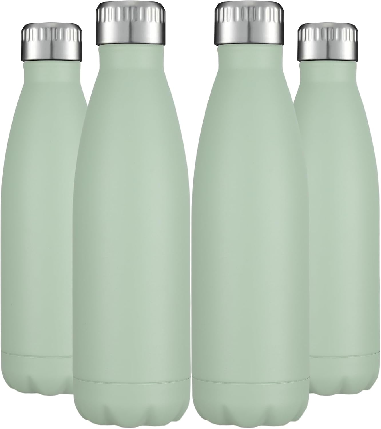 HASLE OUTFITTERS 17oz Stainless Steel Water Bottles Bulk, Vacuum Insulated Water Bottles Double