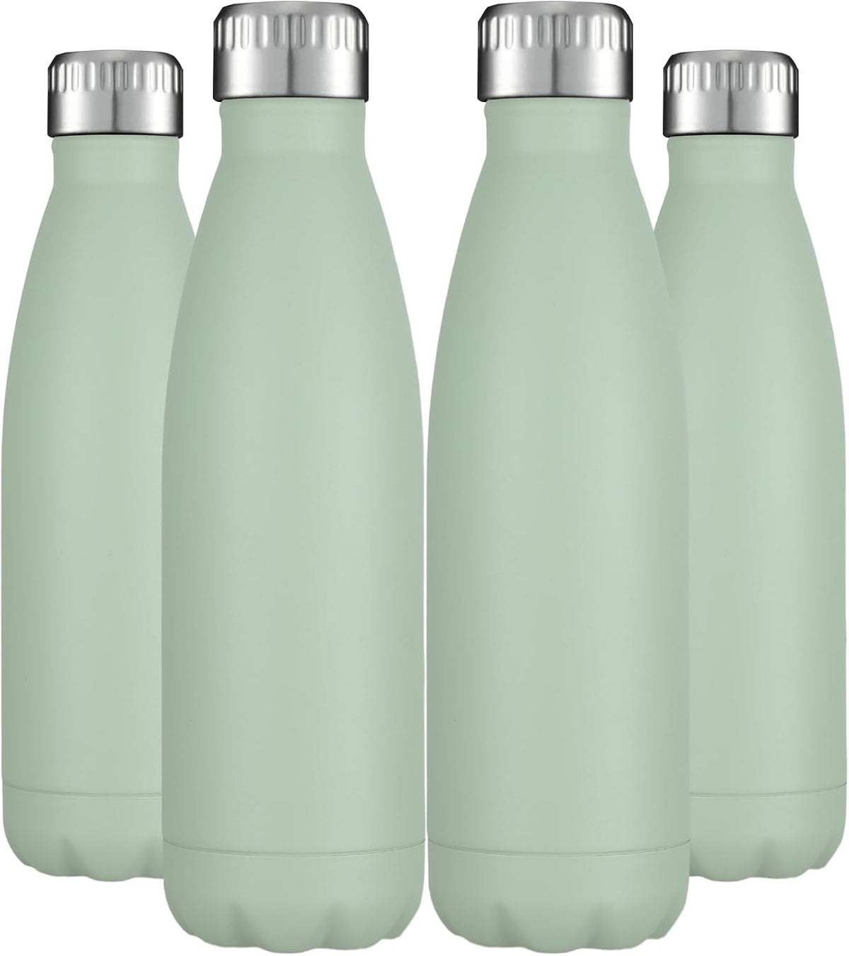 HASLE OUTFITTERS 17oz Stainless Steel Water Bottles Bulk, Vacuum Insulated Water Bottles Double