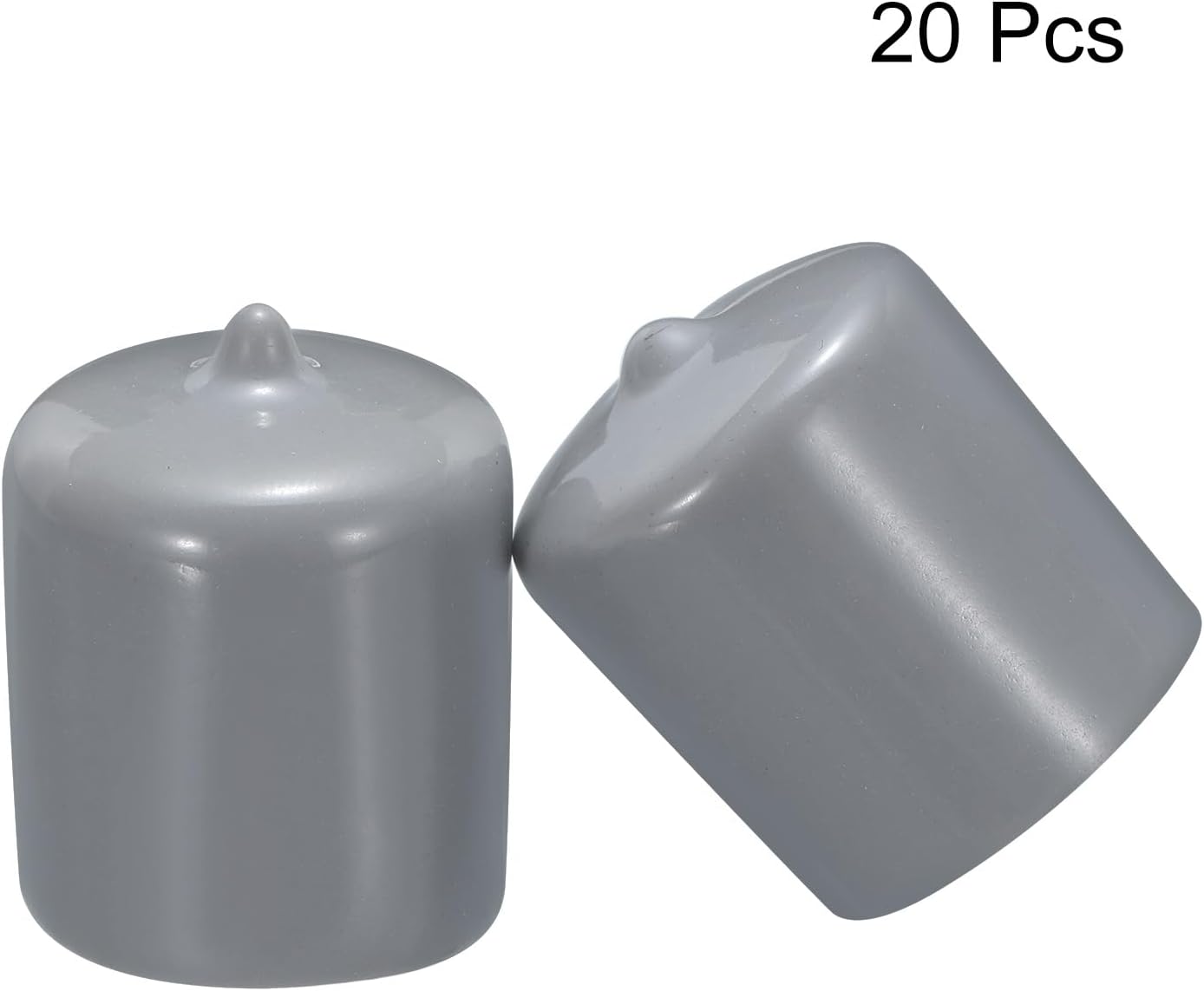 uxcell 20pcs Rubber End Caps 25mm(1") ID Vinyl PVC Round Tube Bolt Cap Cover Screw Thread