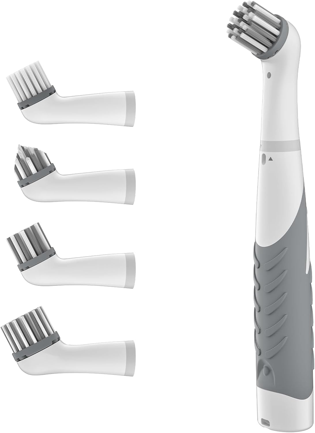Electric Cleaning Brush with 4 in 1 Multiple Brush Heads, Indoor Household Cordless Motorized Brush