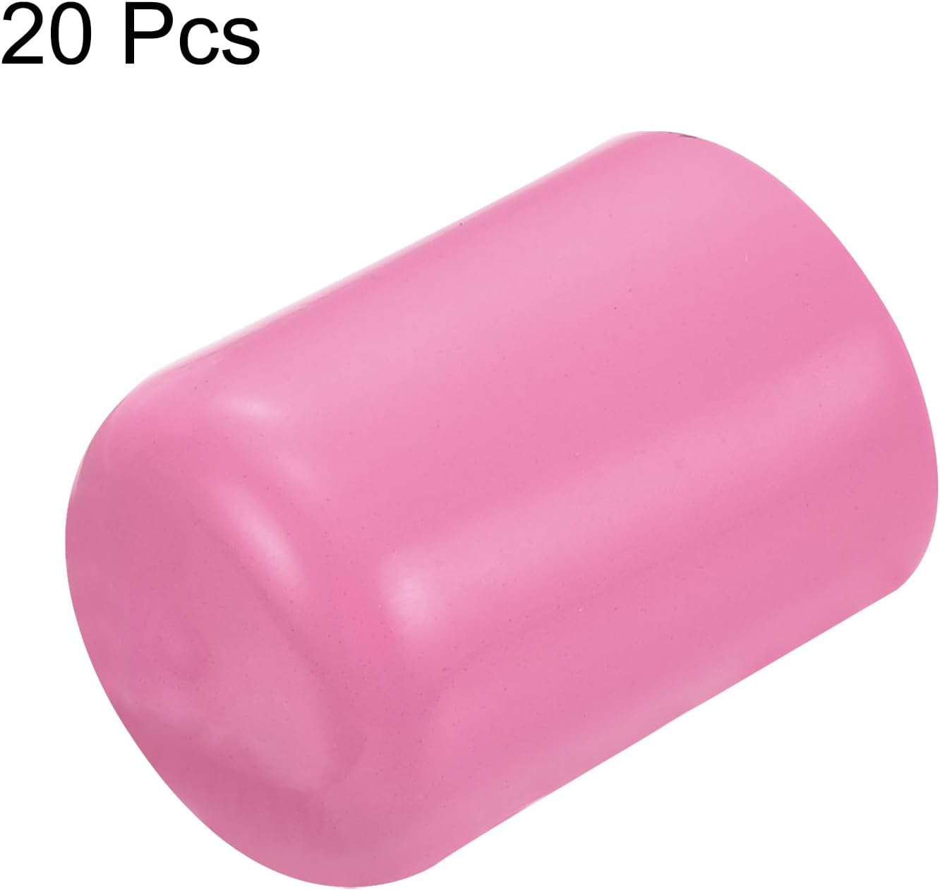uxcell 20pcs Rubber End Caps 14mm ID Vinyl PVC Round Tube Bolt Cap Cover Screw Thread Protectors