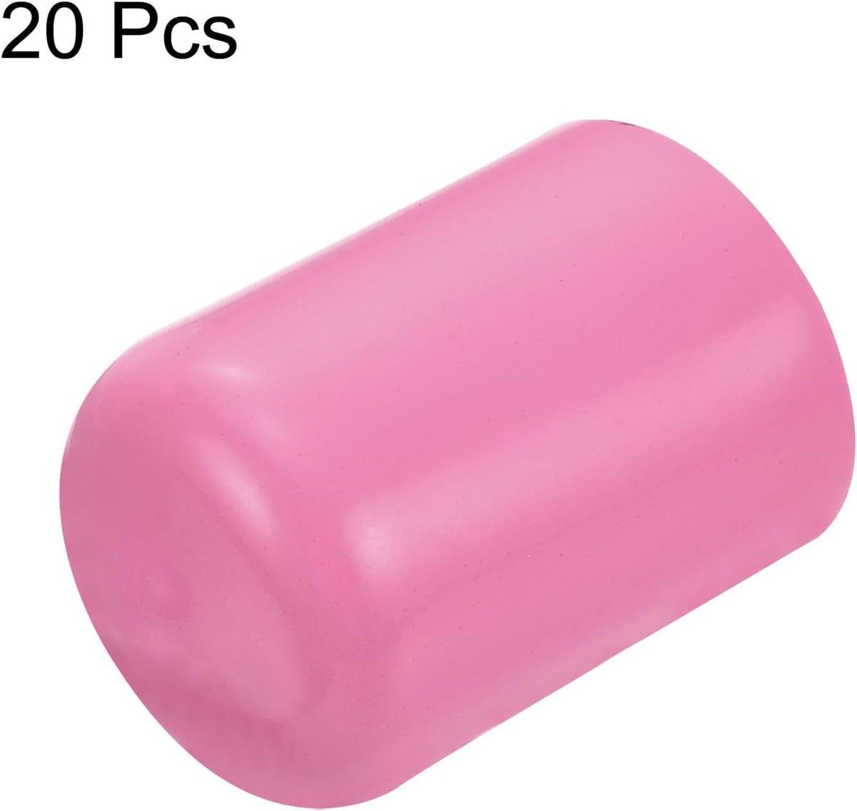 uxcell 20pcs Rubber End Caps 14mm ID Vinyl PVC Round Tube Bolt Cap Cover Screw Thread Protectors