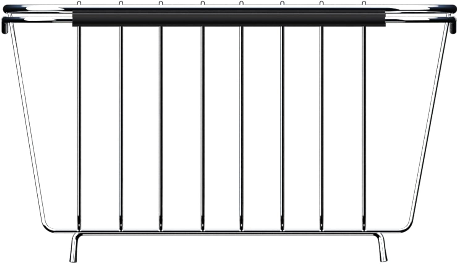 Stainless Steel Dish Drying Rack(15"L x 8.3"W x 4.2"D), Expandable Fruit & Vegetable Drain Rack