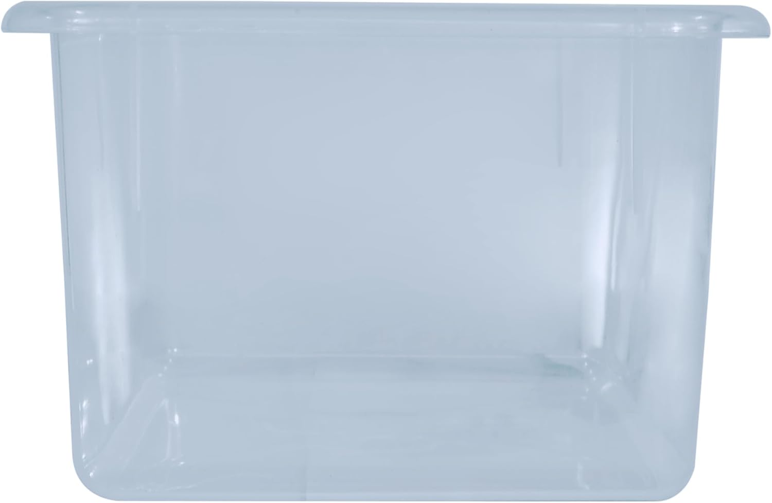 Wood Designs Cubby Storage Bin, Heavy Duty Plastic Containers for Kids Translucent Clear Cubby Tray