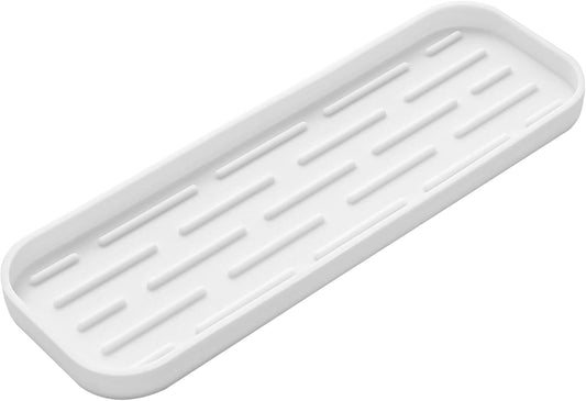 Silicone Kitchen Sink Organizer Tray for Multiple Usage,Eco-Friendly Sponges Holder for Kitchen