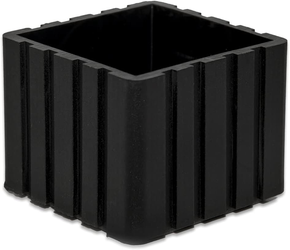 Flyshop Anti-Skid Non-Marking Synthetic Rubber Patio Chair Table Leg Caps Square Furniture Covers