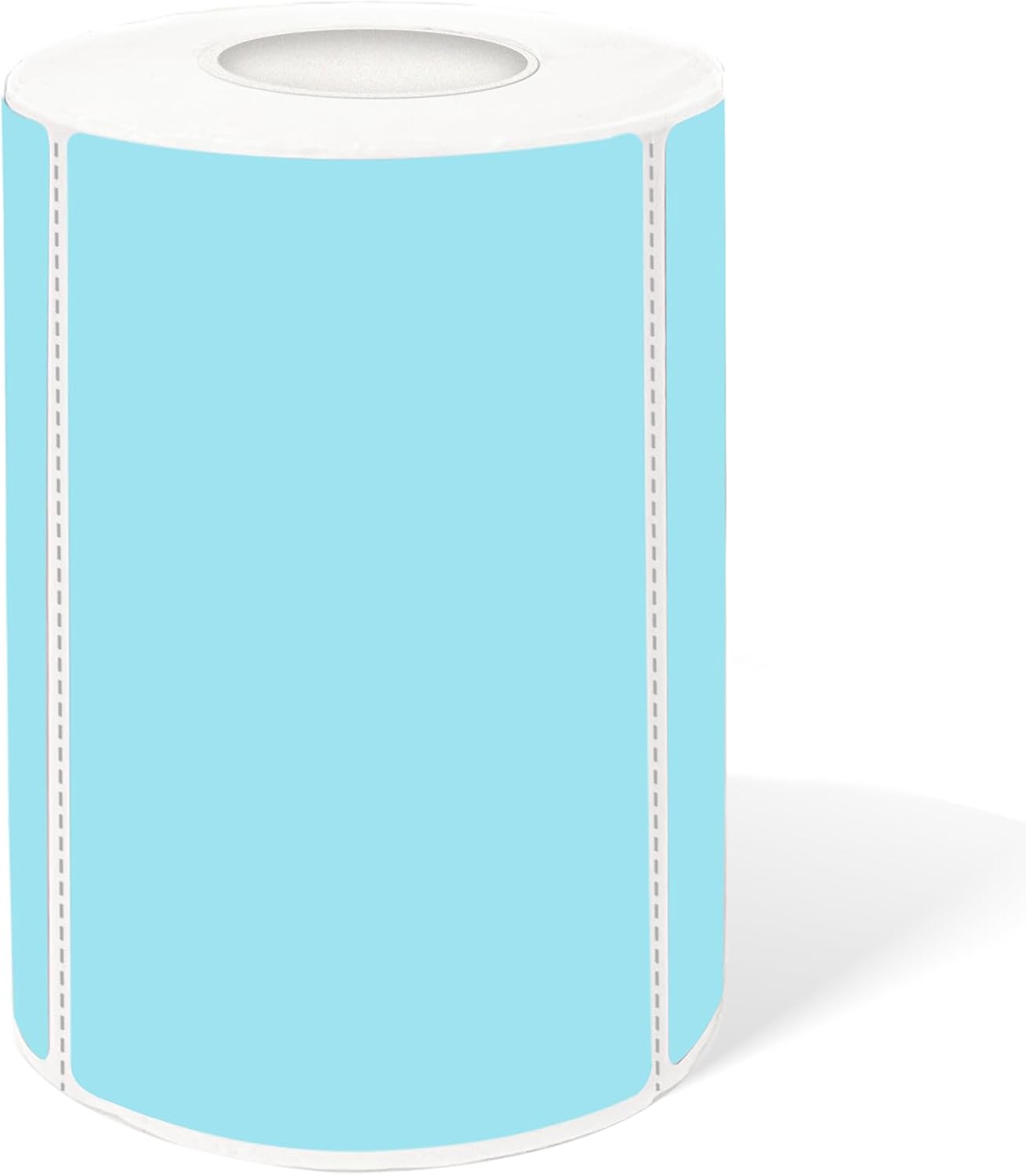 2×3 Inch Blue Removable Thermal Labels,Self-Adhesive Square Direct Thermal Labels,300 Sheets per