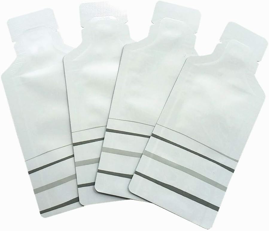 100 Pack 2.95x5.1 inch Heat Seal Sample Mylar Packets for Portable Travel Toiletries Empty