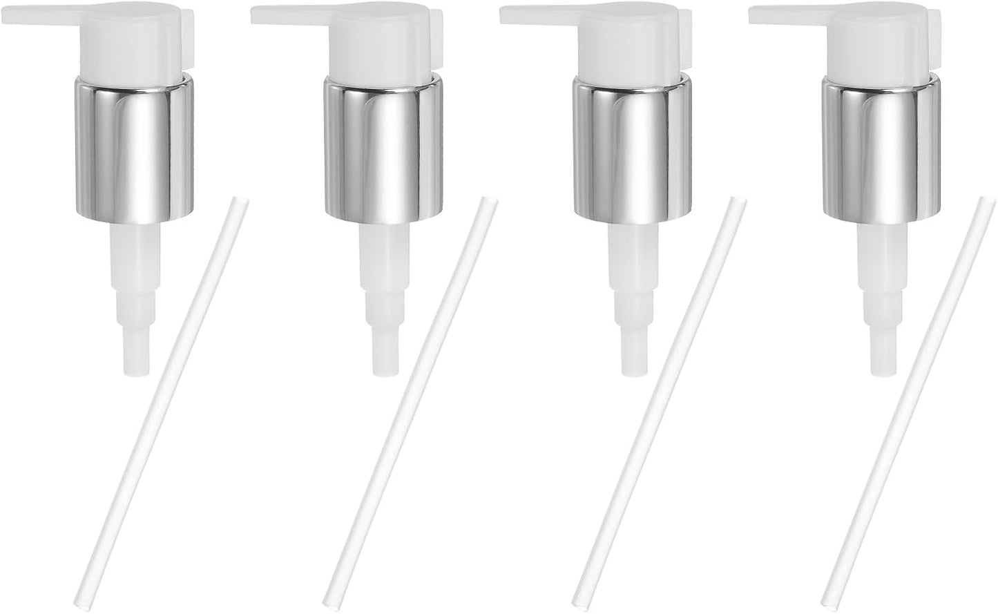uxcell 4 Pcs Soap Dispenser Pump Heads, Hand Soap Dispensers Top Pumps Replacement Clip-on Pumphead