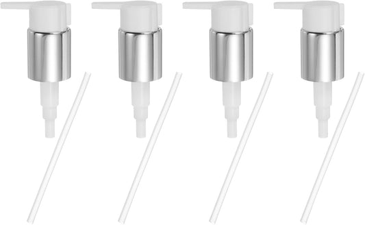 uxcell 4 Pcs Soap Dispenser Pump Heads, Hand Soap Dispensers Top Pumps Replacement Clip-on Pumphead