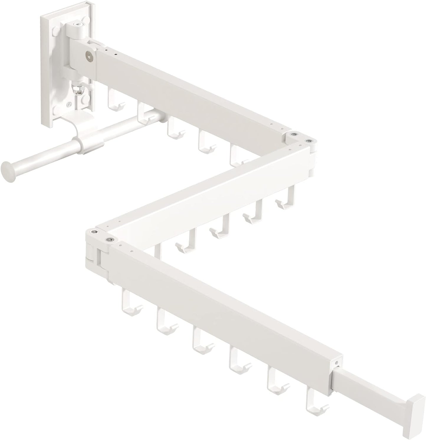 Wall Mounted Clothes Hanger Rack, Clothes Drying Rack,Laundry Drying Rack,Collapsible Clothes Rack