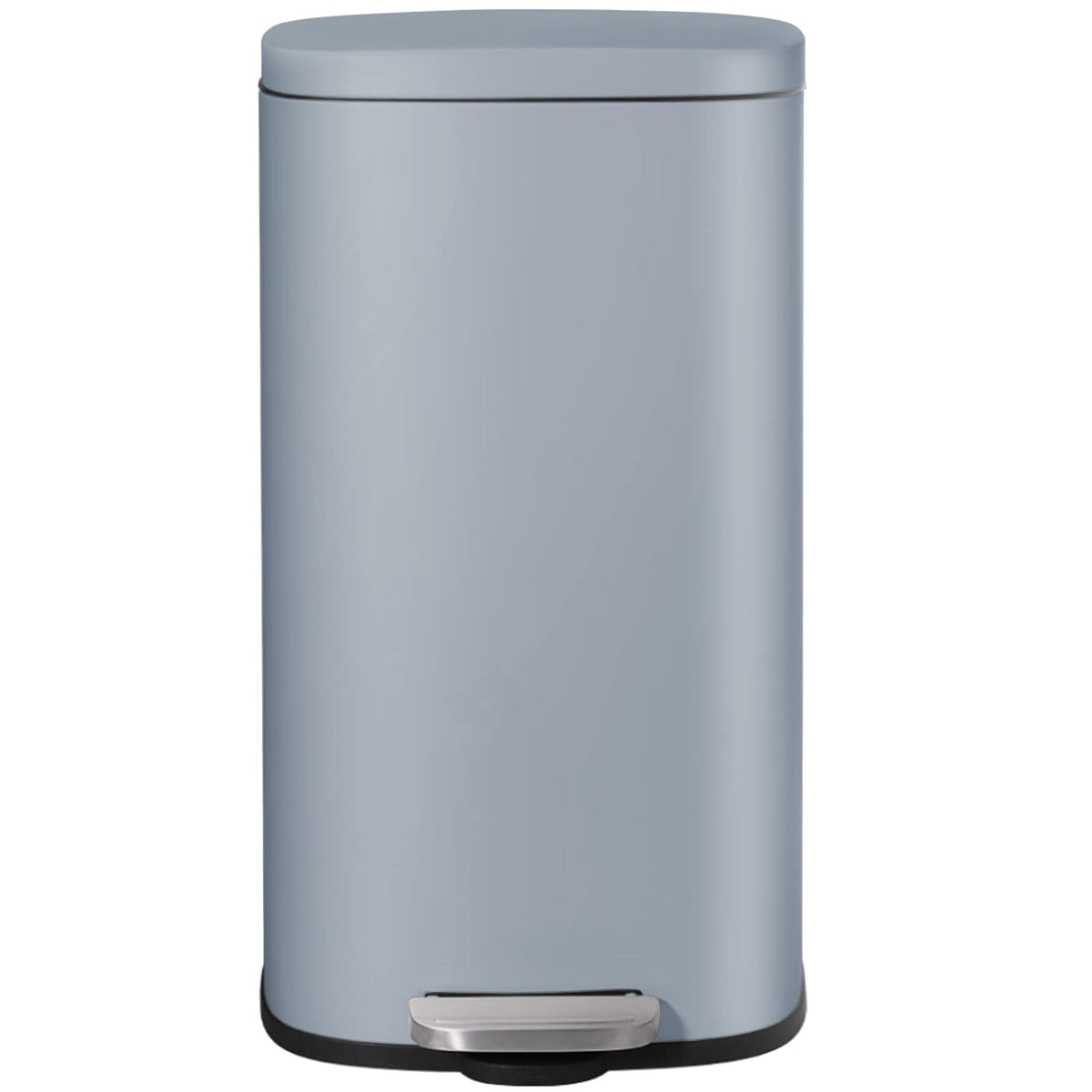AthLike Trash Can, Stainless Steel Kitchen Garbage Can, Step Waste Bin with Hinged Lid and