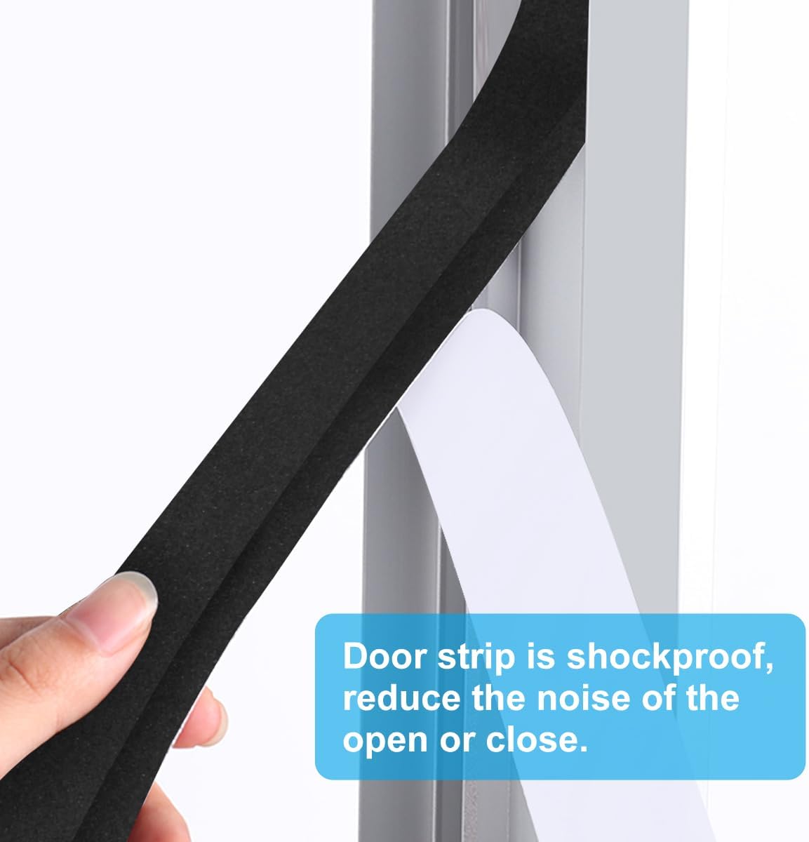 Seal Foam Tape, 2 Rolls 1/2 Inch W x 1/2 Inch T Weather Stripping for Door and Window,High Density