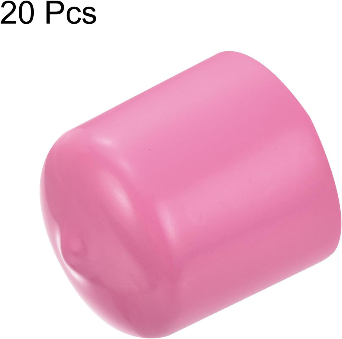 uxcell 20pcs Rubber End Caps 23mm ID Vinyl PVC Round Tube Bolt Cap Cover Screw Thread Protectors