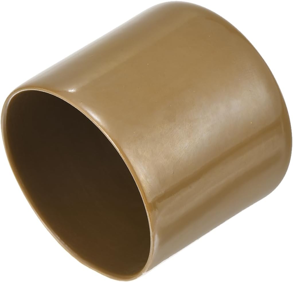 uxcell 20pcs Rubber End Caps 44mm(1 3/4") ID Vinyl PVC Round Tube Bolt Cap Cover Screw Thread