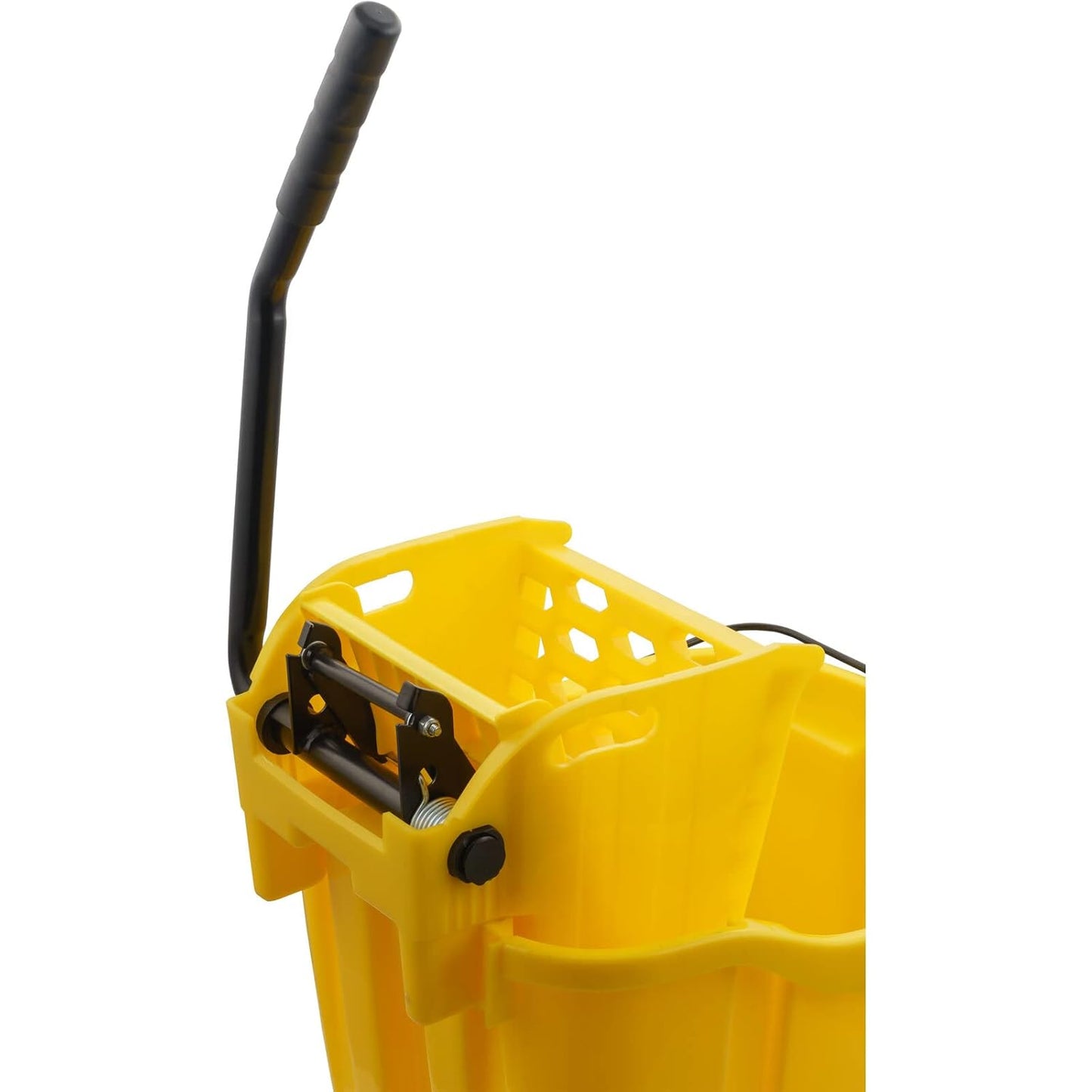 Carlisle FoodService Products Omnifit Mop Bucket with Side Press Wringer and Soiled Water Insert