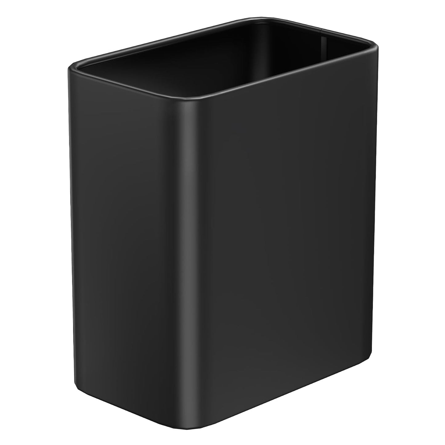 Cesun Small Bathroom Trash Can 2.1 Gallon Wastebasket, Modern Metal Garbage Can Office Waste