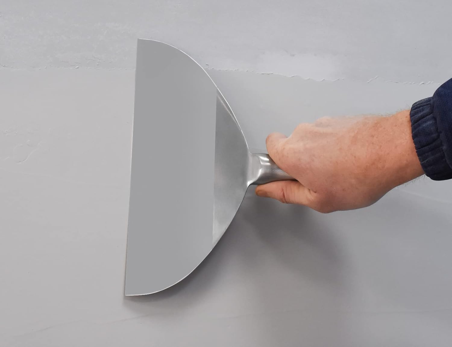 ROLLINGDOG 10 inch Putty Knife - 420 Stainless Steel One Piece Drywall Joint Knife Mirror Polished