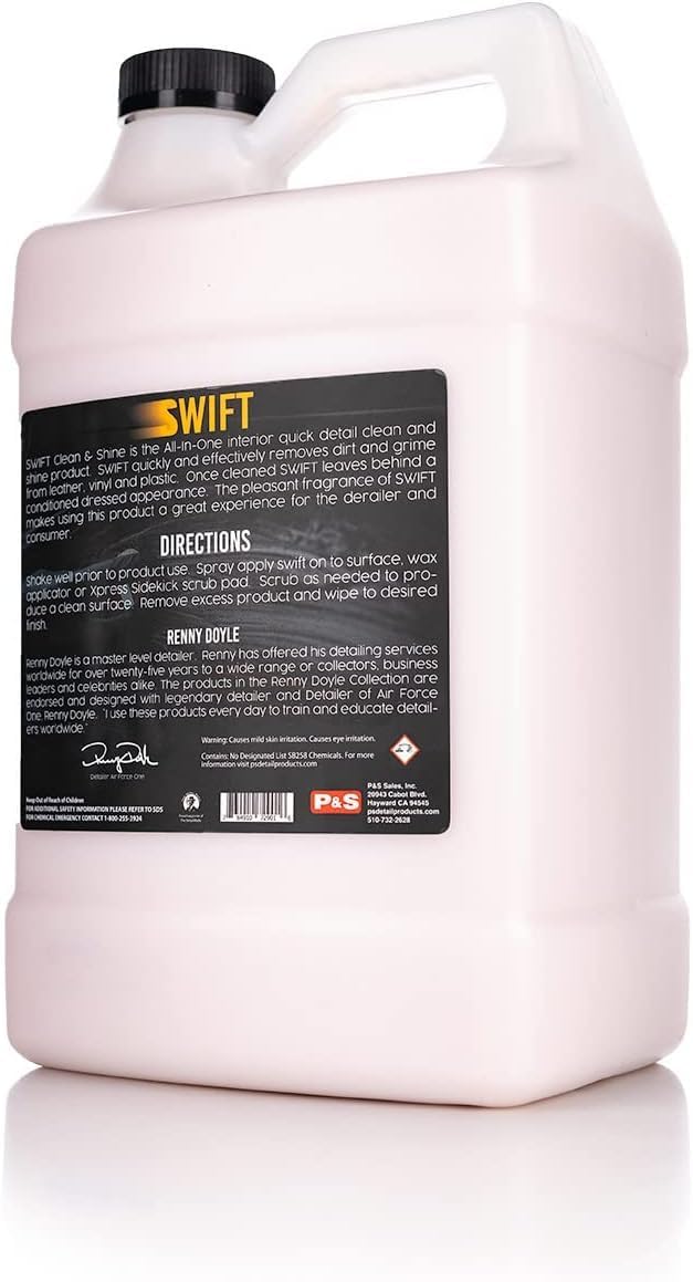 P & S Professional Detail Products Swift Clean & Shine - Interior Cleaner & Protectant for Leather