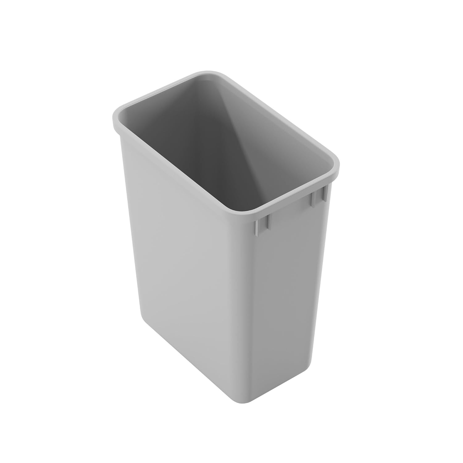Dowell 35L Wastebasket Trash Container, 37Qt/9.2Gal, Plastic, Stackable, for