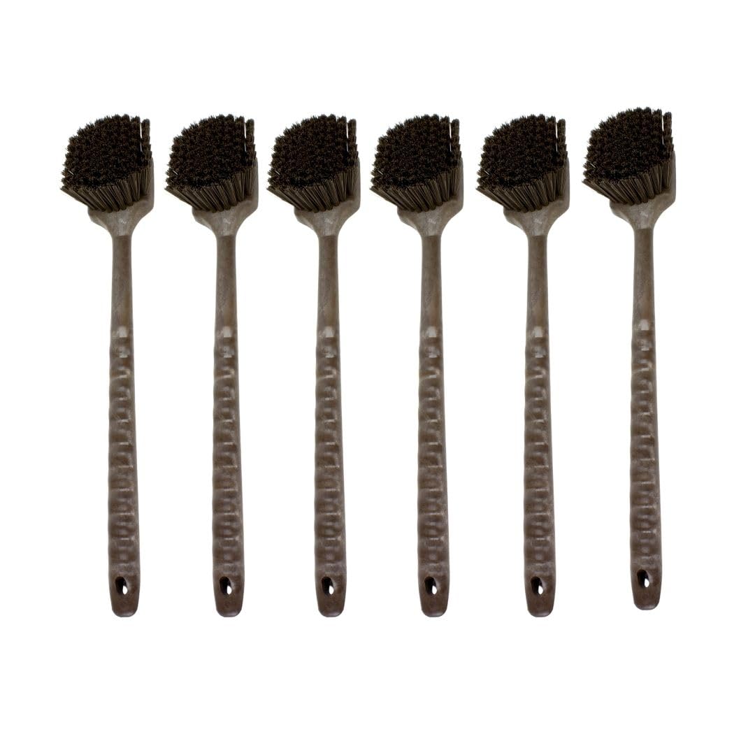 SPARTA 40501EC01 Plastic Large Scrub Brush, Kitchen Brush, Utility Brush With Long Handle For