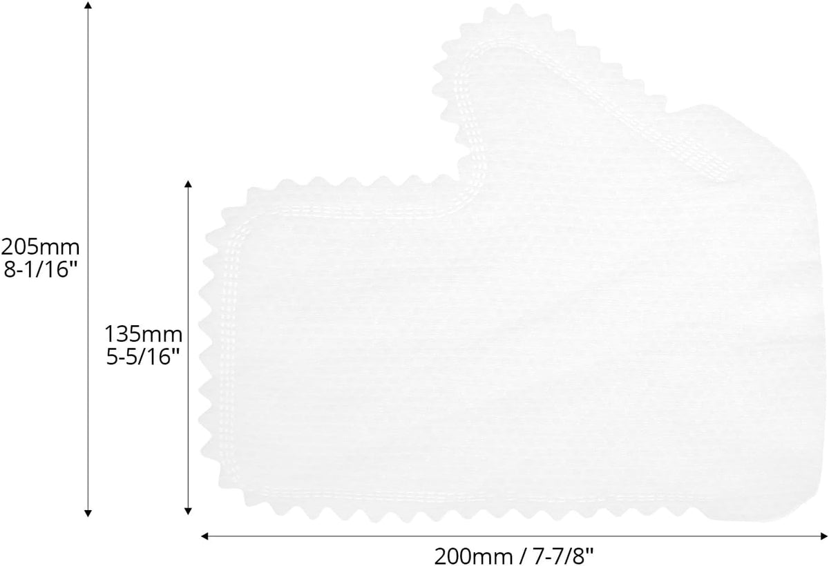 QWORK White Microfiber Dusting Gloves, 60 Pieces Dusting Mitt, Wipes Feather Dusters, Dual-Sided