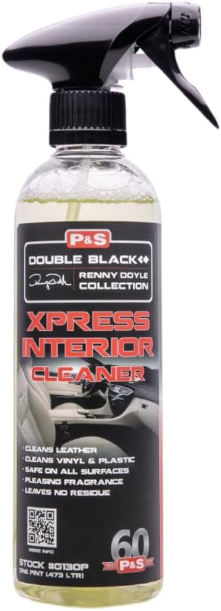 P & S Professional Detail Products Xpress Interior Cleaner – Safe for Leather, Vinyl, Plastic &