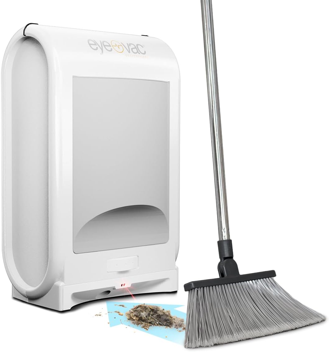 EyeVac Pro Touchless Vacuum Automatic Dustpan - Ultra Fast & Powerful - Great for Sweeping Salon