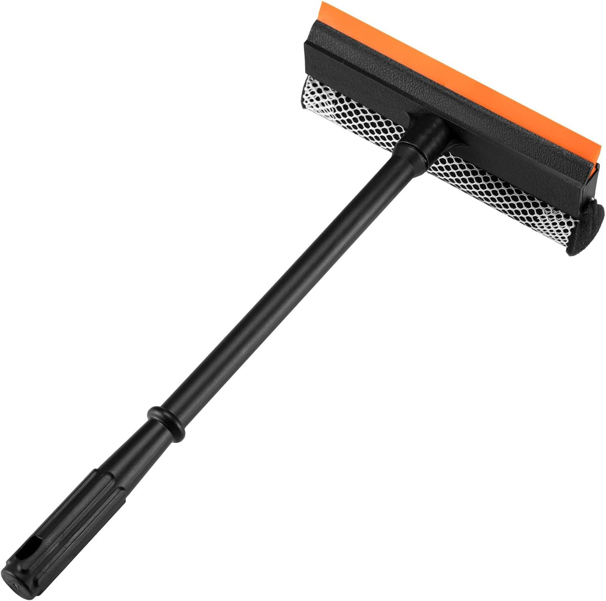 2 in1 Window Squeegee for Car, Window Cleaner with 16inch Long Handle,Sponge Car Window Squeegee