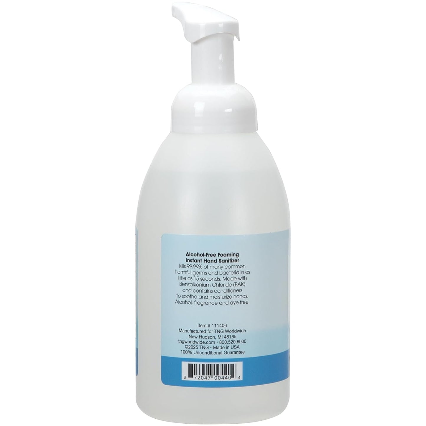 ForPro Professional Collection Alcohol-Free Foaming Instant Hand Sanitizer, Moisturizing, Dye and