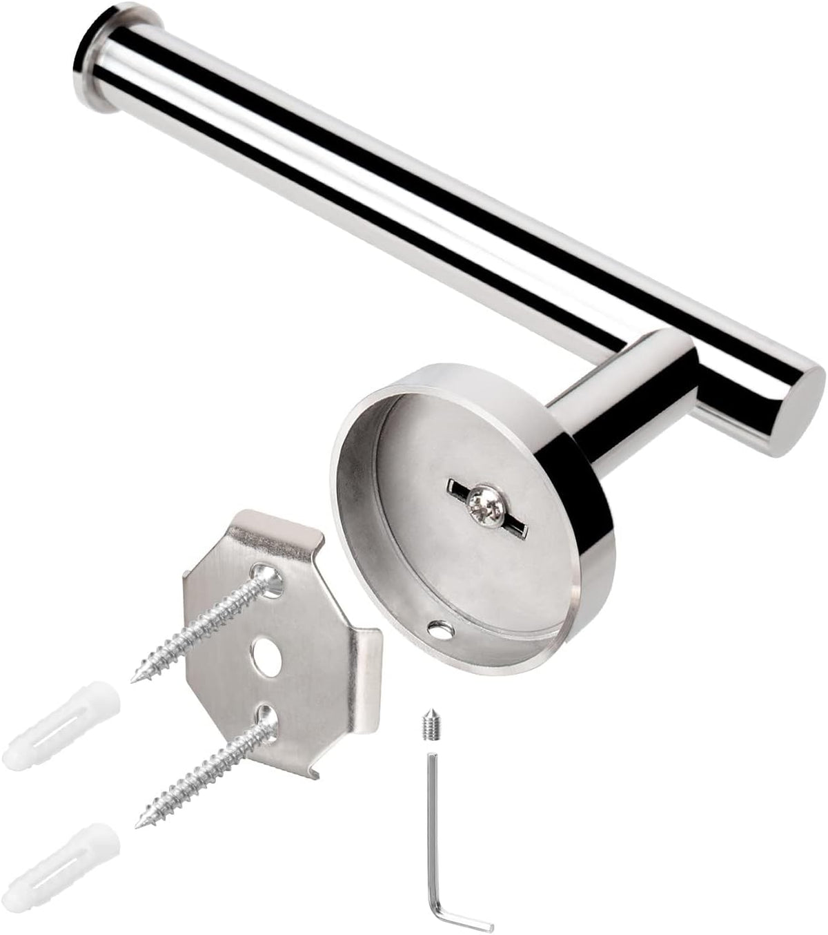 NearMoon Bathroom Toilet Paper Holder, Premium SUS304 Stainless Steel Rustproof Wall Mounted Toilet