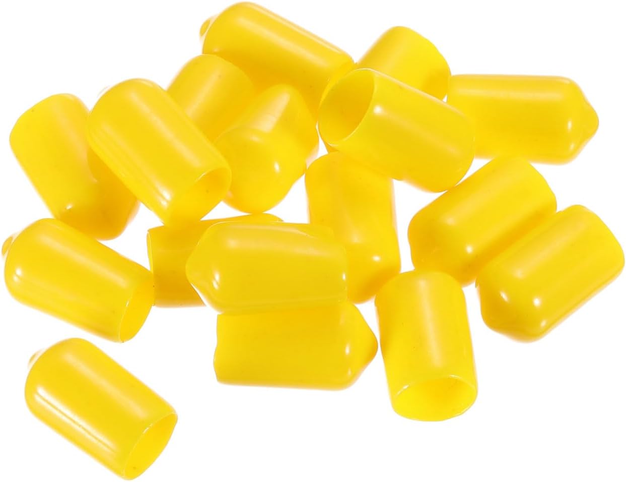 uxcell 20pcs Rubber End Caps 9mm ID Vinyl PVC Round Tube Bolt Cap Cover Screw Thread Protectors