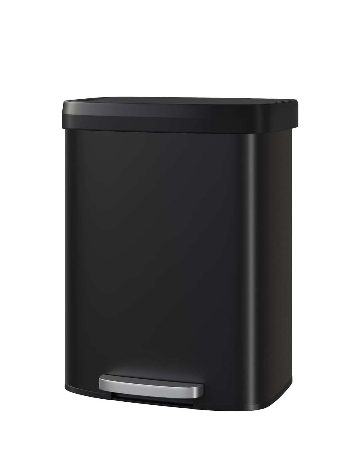 Garvee 16 Gallon / 60 Liter Metal Trash Can with Lid, Large Garbage Can for Kitchen, Rustproof