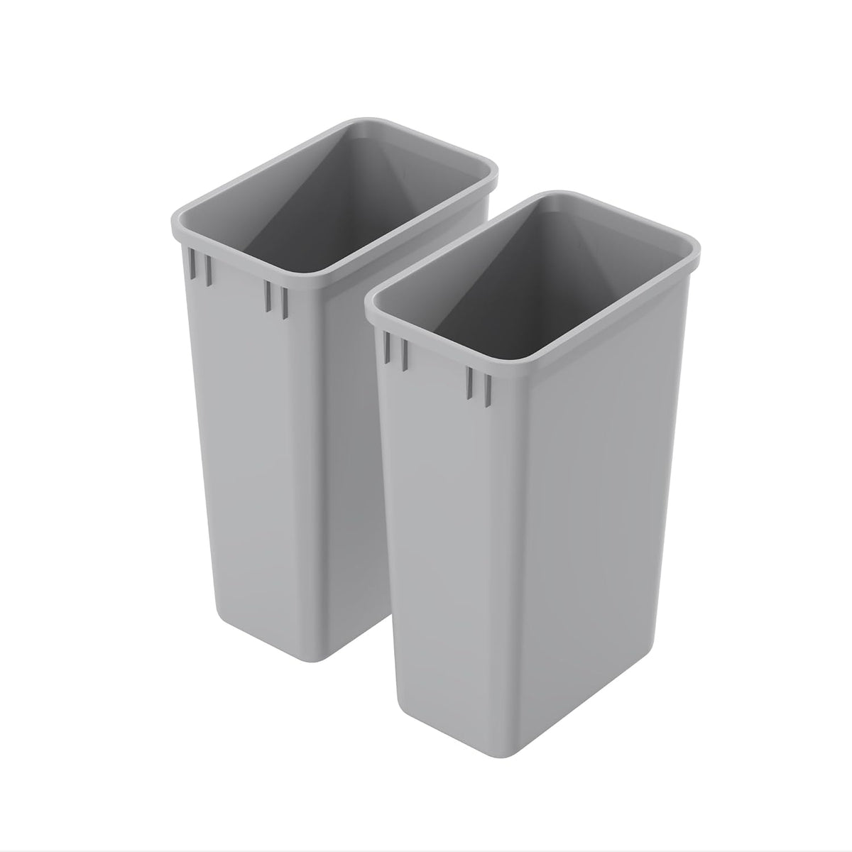 Dowell 50Qt Waste Trash Container, 13Gal, Plastic, Stackable, for Kitchen/Bathroom/Office, Fits
