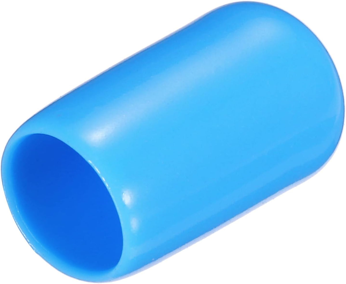 uxcell 20pcs Rubber End Caps 8mm(5/16") ID Vinyl PVC Round Tube Bolt Cap Cover Screw Thread