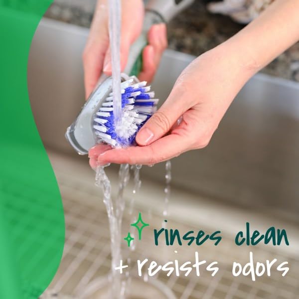 Scotch-Brite Odor Resist Soap Control Dishwand Brush, 1 Cleaning Dish Wand Brush, Precise Soap