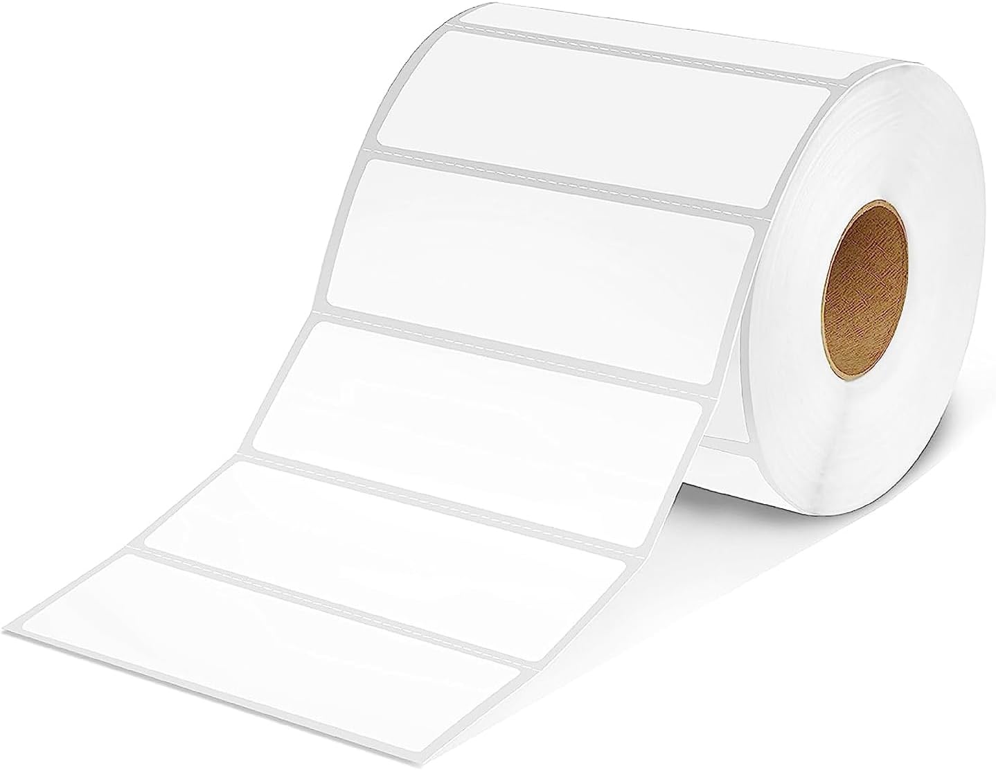 1×3 Inch White Removable Thermal Labels,Waterproof Thermal Label Stickers,600 Sheets per Roll with